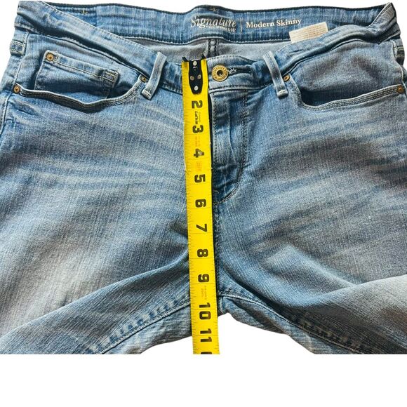 Levi Strauss Signature Modern Skinny Denim‎ Jeans Stretch Medium Wash W32 L30 - Picture 10 of 11